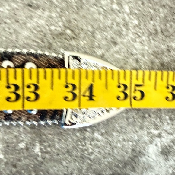 NWT Blazin Roxx Rhinestone Western Leather size S Length is 35 inches - Picture 7 of 9